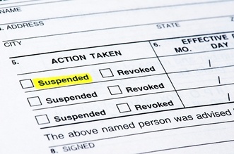 Suspended license